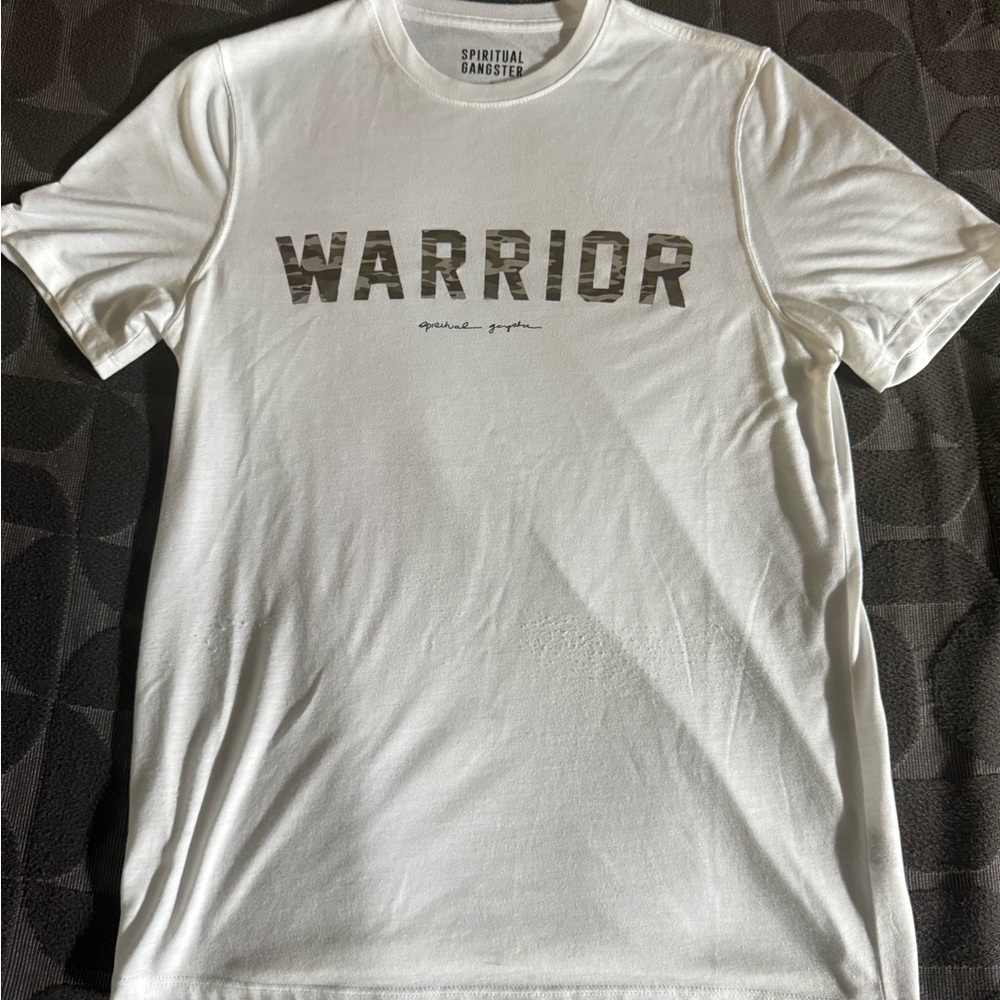 Spiritual Gangster White Warrior Men's T-Shirt